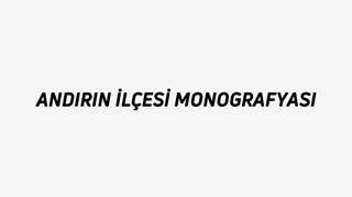 Andırın İlçesi Monografyası